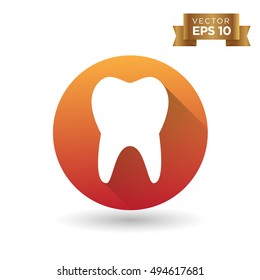 Tooth Icon Stock Vector Illustration