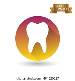 Tooth Icon Stock Vector Illustration