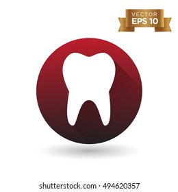 Tooth Icon Stock Vector Illustration