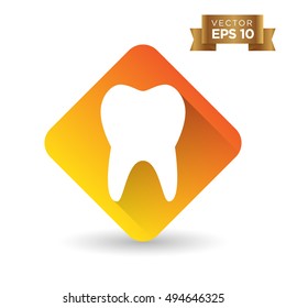 Tooth Icon Stock Vector Illustration