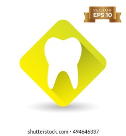 Tooth Icon Stock Vector Illustration