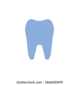 Tooth icon. Symbol of dentist and mouth health. Teeth hygiene vector.
