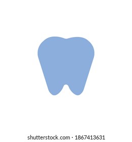 Tooth icon. Symbol of dentist and mouth health. Teeth hygiene vector.