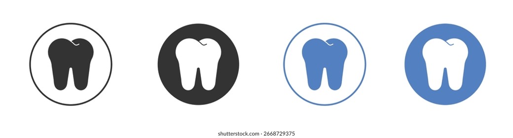 Tooth icon symbol. Quality design element.