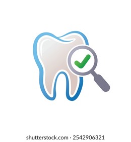 Tooth Icon, Teeth Dental Vector Image, Dental Tooth Care Vector, Oral Hygiene Clip Art Image.