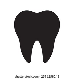 Tooth icon. Teeth sign and symbol. Tooth shape symbol vector icon