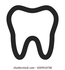 Tooth icon vector