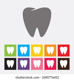 Tooth icon - Vector