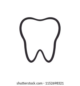 Tooth icon vector