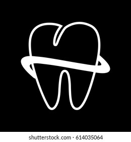 tooth icon vector