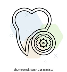 Tooth icon vector can be used as png, Tooth