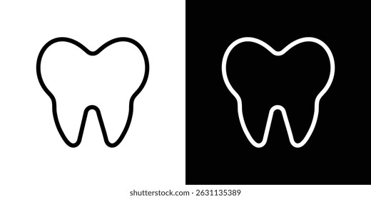 Tooth icon vector collection. vector sign illustration