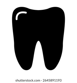Tooth icon vector. Dentist illustration sign. Teeth symbol or logo.