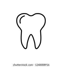 tooth icon vector design. dental icon
