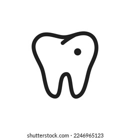 Tooth icon vector design illustration