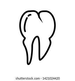 Tooth icon vector design template