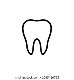 Tooth Icon vector flat