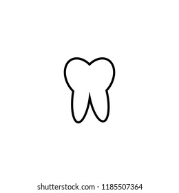 Tooth icon. vector illustration 