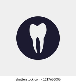 tooth icon. Vector illustration
