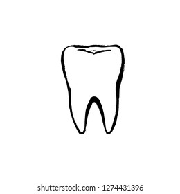 tooth icon vector illustration