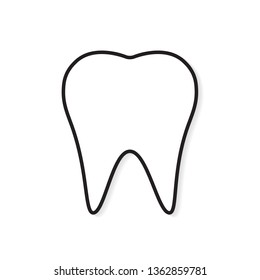 tooth icon- vector illustration