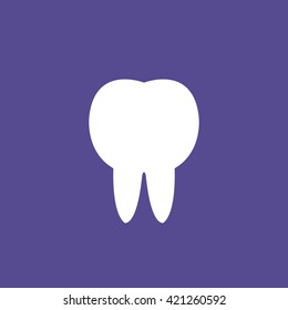tooth icon. vector illustration