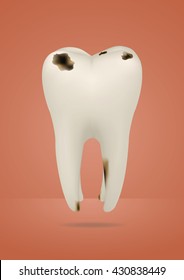 Tooth icon. Vector illustration