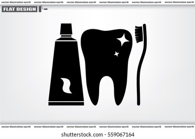 tooth icon vector illustration 
