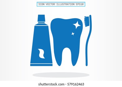 tooth icon vector illustration.