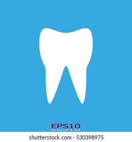 tooth, icon, vector illustration EPS 10