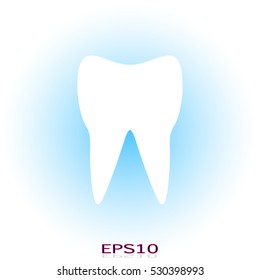 tooth, icon, vector illustration EPS 10