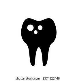Tooth Icon Vector Illustration Logo Template
