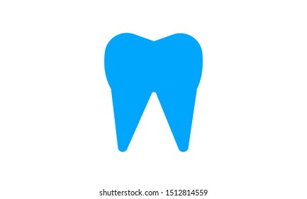
 tooth icon vector illustration on white background