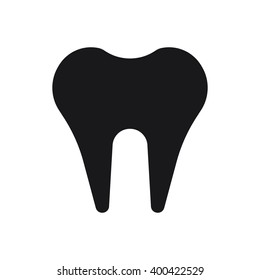 Tooth icon Vector Illustration on the white background.