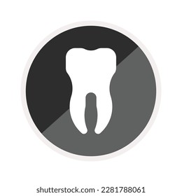 Tooth icon, is a vector illustration, very simple and minimalistic. With this teeth icon you can use it for various needs. Whether for promotional needs or visual design purposes