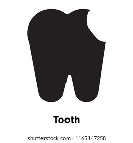 Tooth icon vector isolated on white background, Tooth transparent sign , medical health symbols