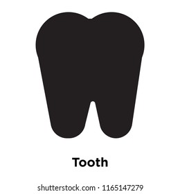 Tooth icon vector isolated on white background, Tooth transparent sign , medical health symbols