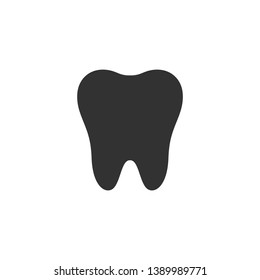 Tooth icon vector. Medical Tooth symbol illustration