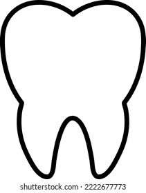 Tooth icon vector. Medical Tooth symbol illustration.eps
