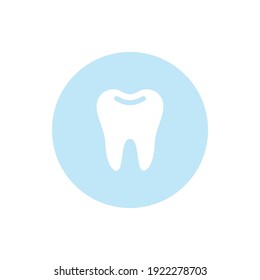 Tooth Icon Vector On White Background