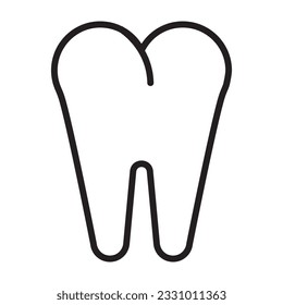 tooth icon vector template illustration logo design