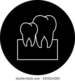 Tooth icon for your project
