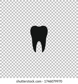 Tooth icon.Dental symbol.Dental care design concept illustration