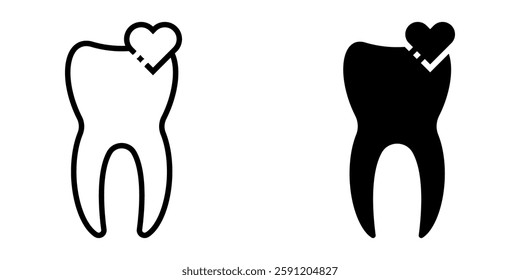 Tooth icons set. for mobile concept and web design on white background