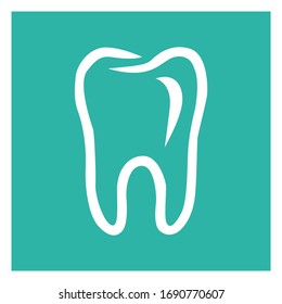 Tooth icons simple Illustration Clip Art vector