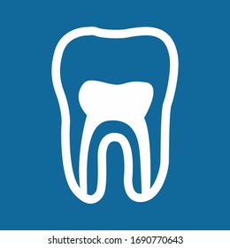 Tooth icons simple Illustration Clip Art vector