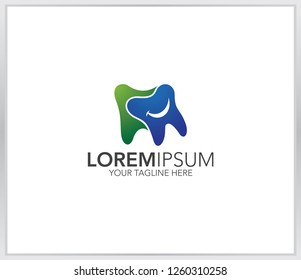 Tooth icon-vector. smile teeth illustration