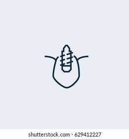 Tooth implant icon