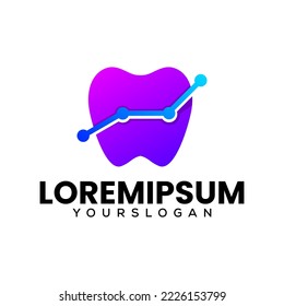 tooth invest logo design template