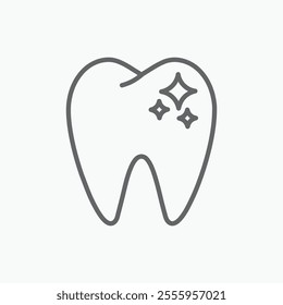 Tooth isolated icon. vector illustration.